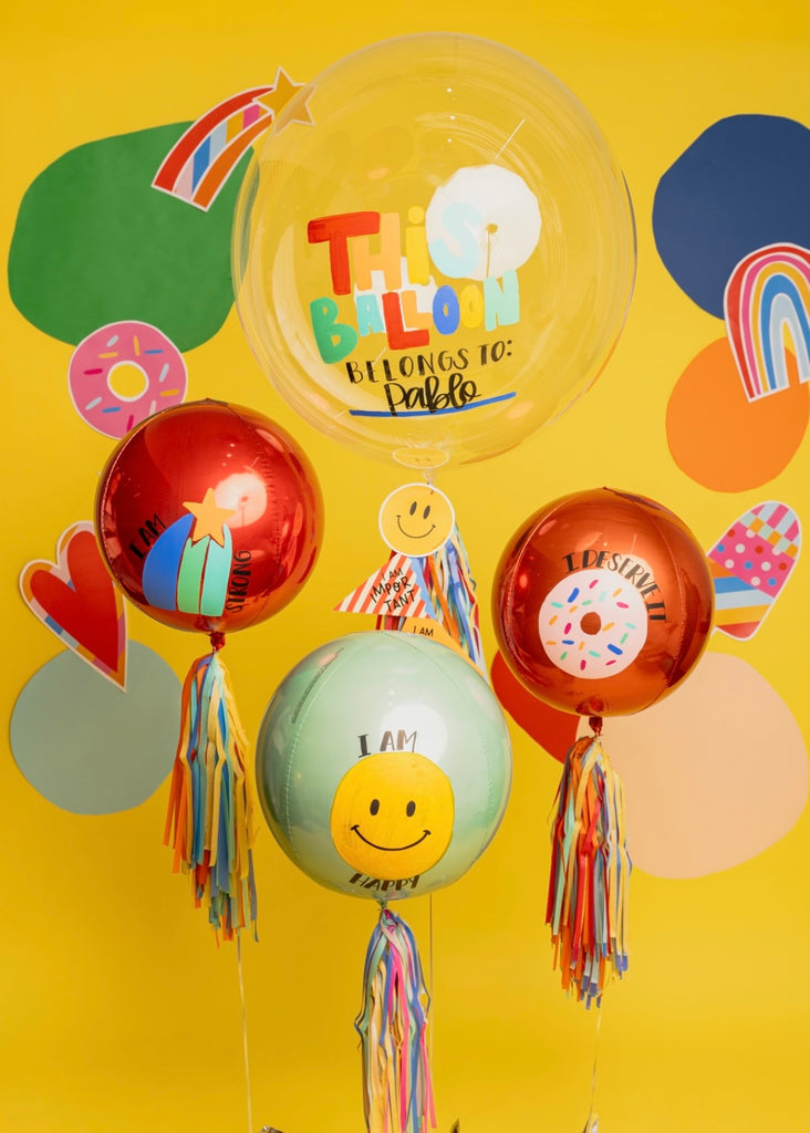 Daily Affirmations Children’s Day BOY Balloon + Funny Orbz
