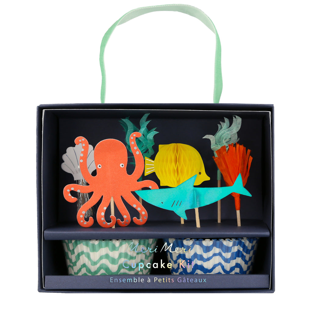 Under The Sea Octopus & Shark Cupcake Kit