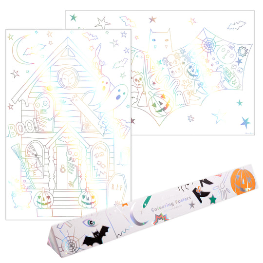 Halloween Colouring Posters
