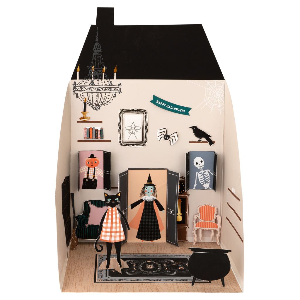 Halloween Paper Play House