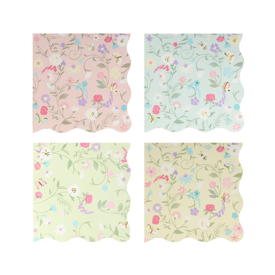 Ladurée Floral Small Napkins