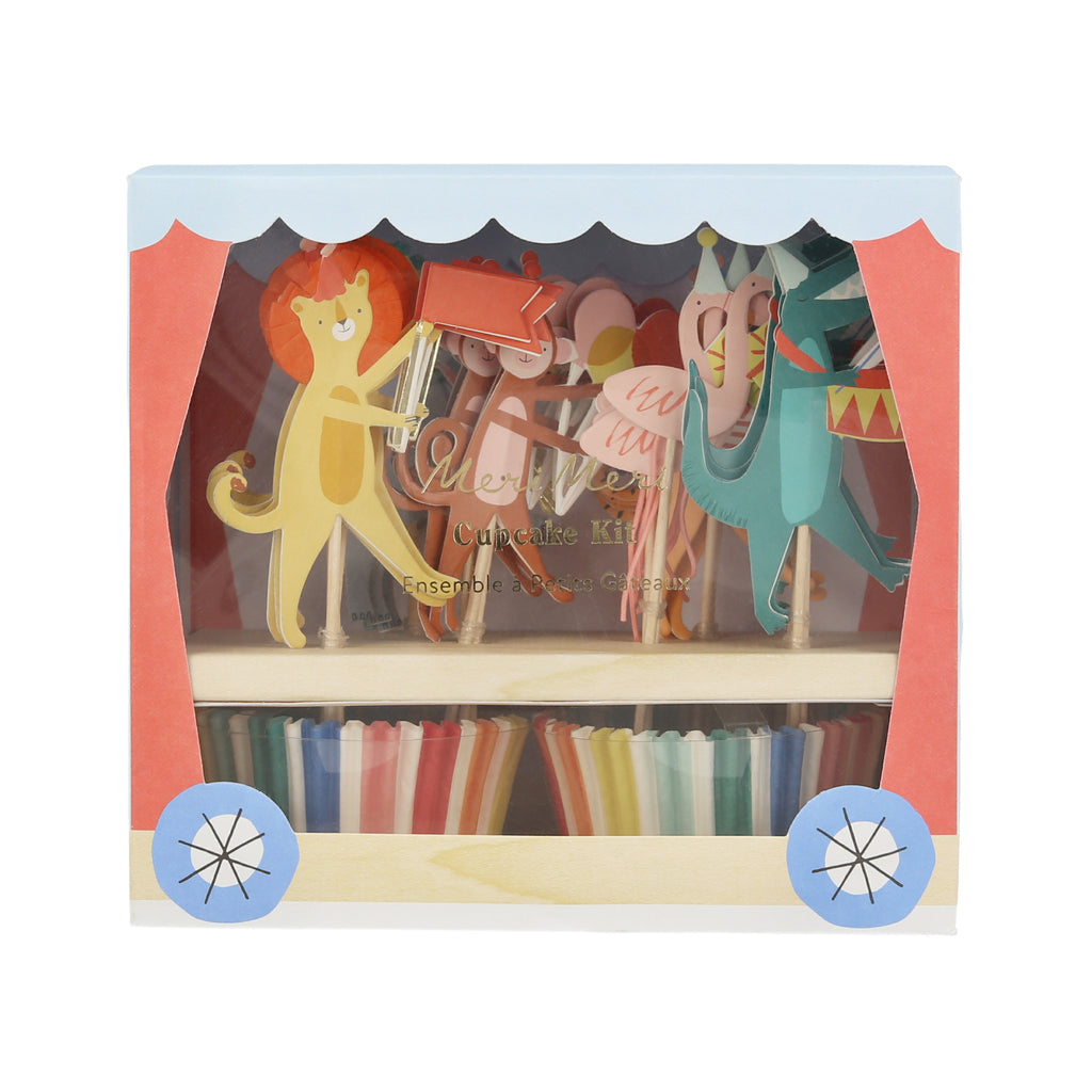 Animal Parade Cupcake Kit