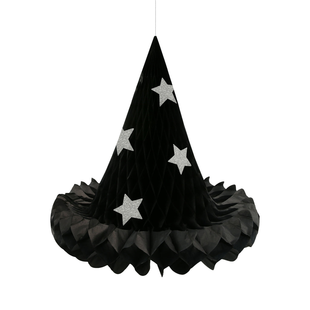Hanging Honeycomb Witch Hat Decorations