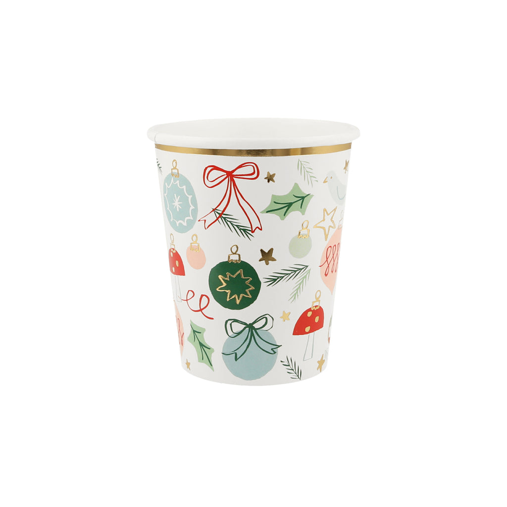 Festive Pattern Cups