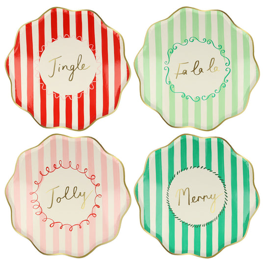 Striped Dinner Plates