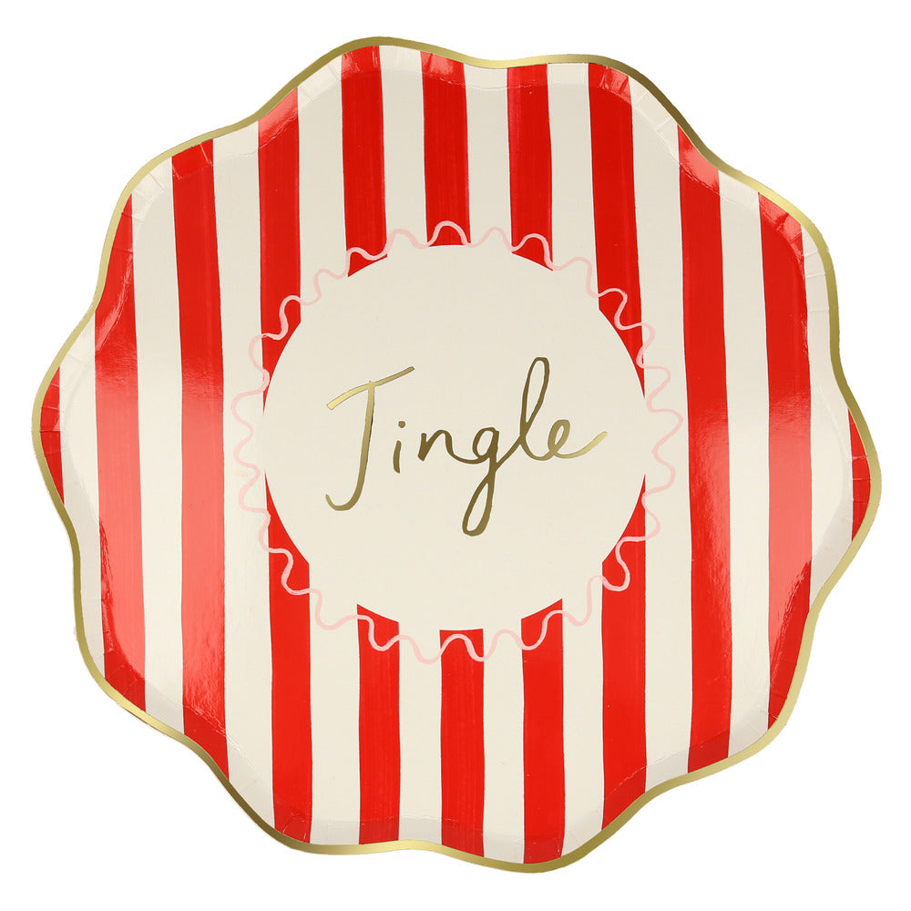 Striped Dinner Plates