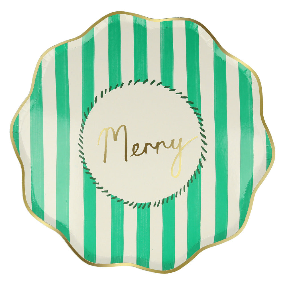 Striped Dinner Plates