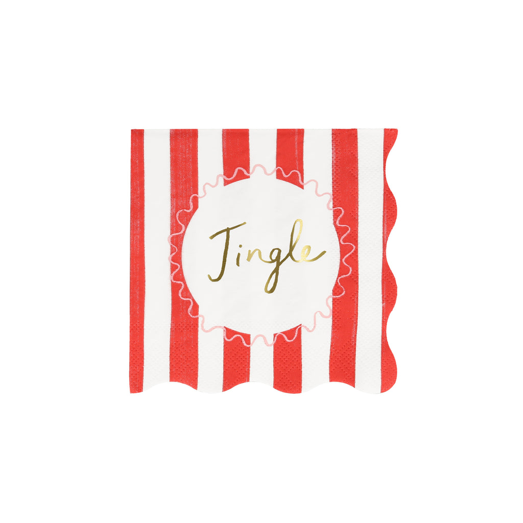 Striped Small Napkins