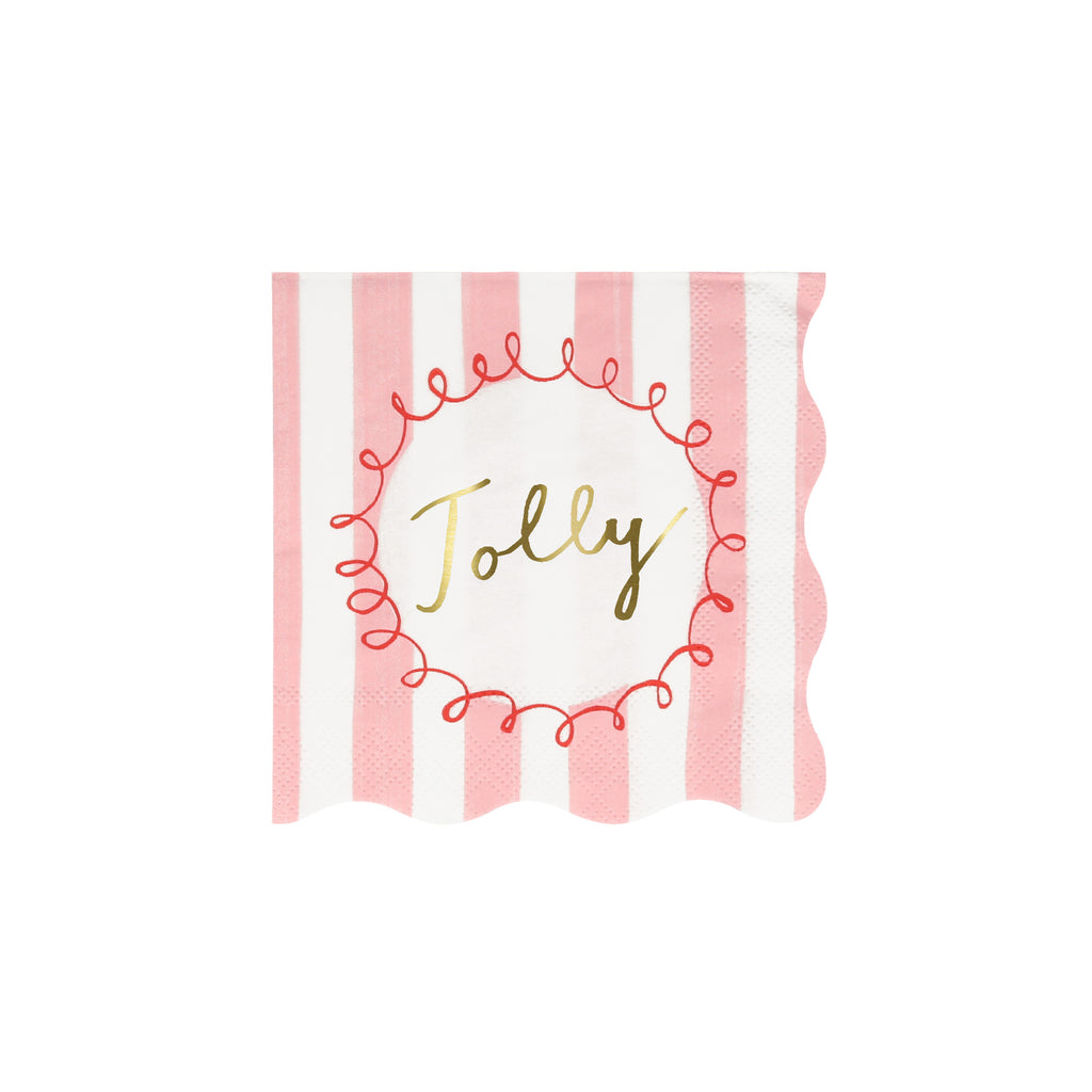 Striped Small Napkins