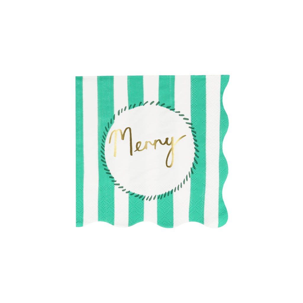 Striped Small Napkins