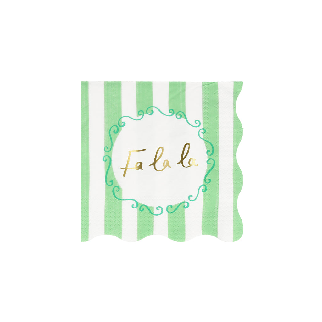 Striped Small Napkins