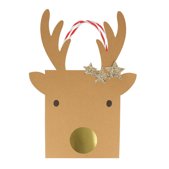 Medium Reindeer With Star Gift Bags