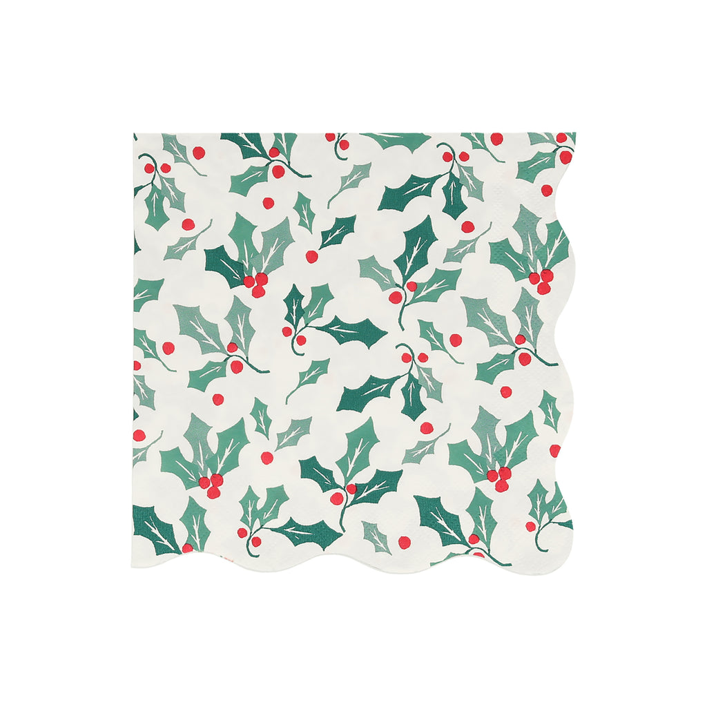 Holly Pattern Large Napkins