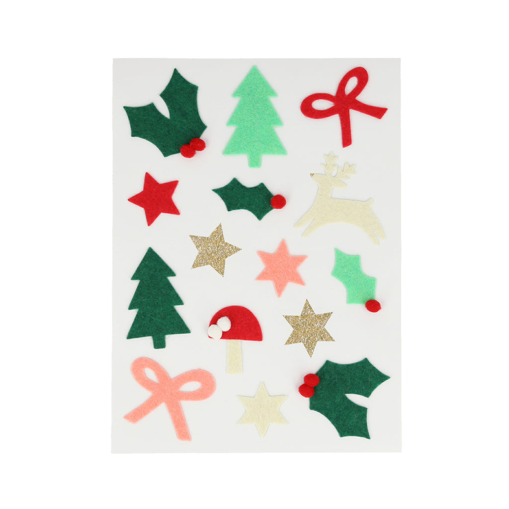 Felt Christmas Icon Sticker