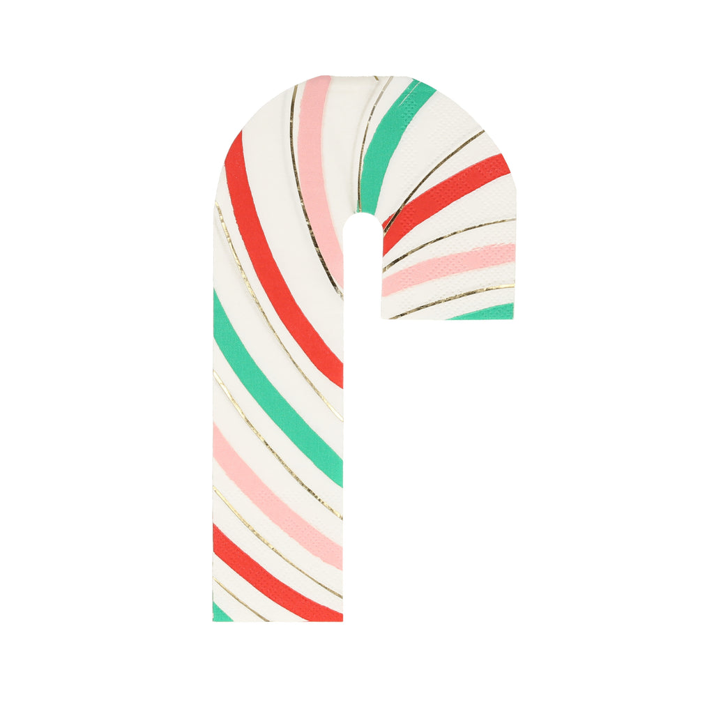 Stripy Candy Cane Napkin