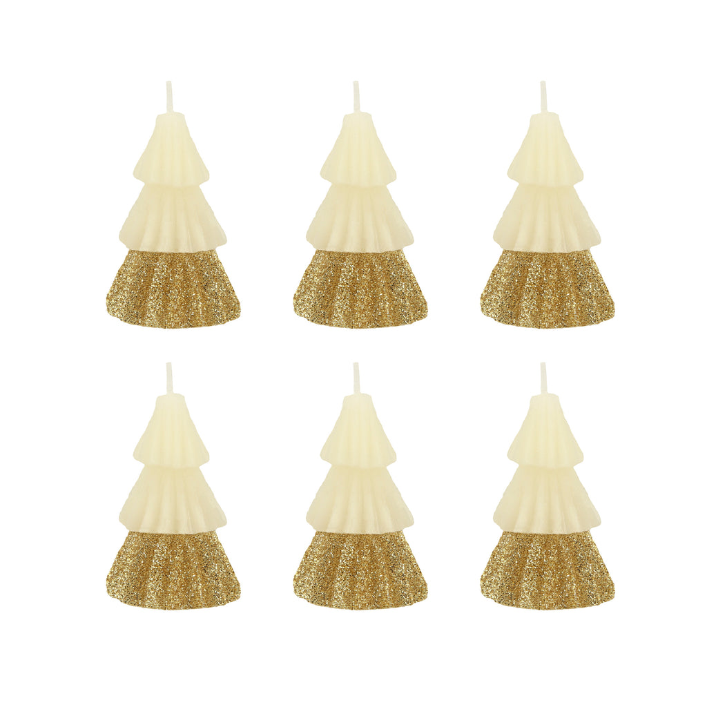 Ivory Mini Tree Candles