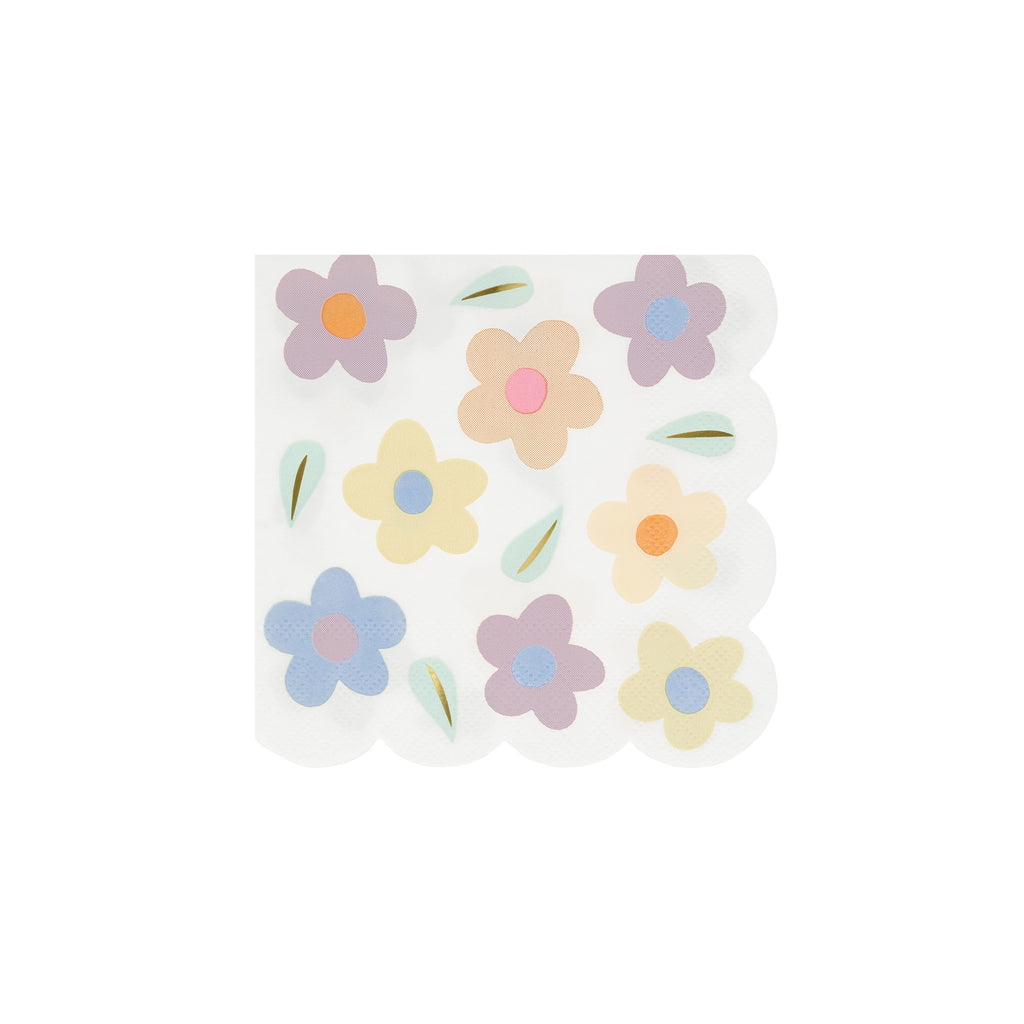 Happy Flowers Small Napkins