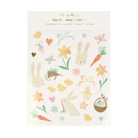 Easter Icons Egg Decorating Tattoo Set