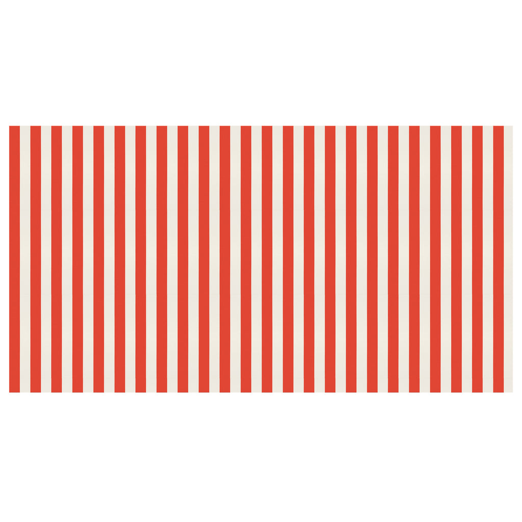 Red Striped Tablecloth
