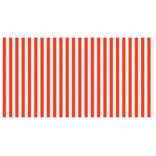 Red Striped Tablecloth