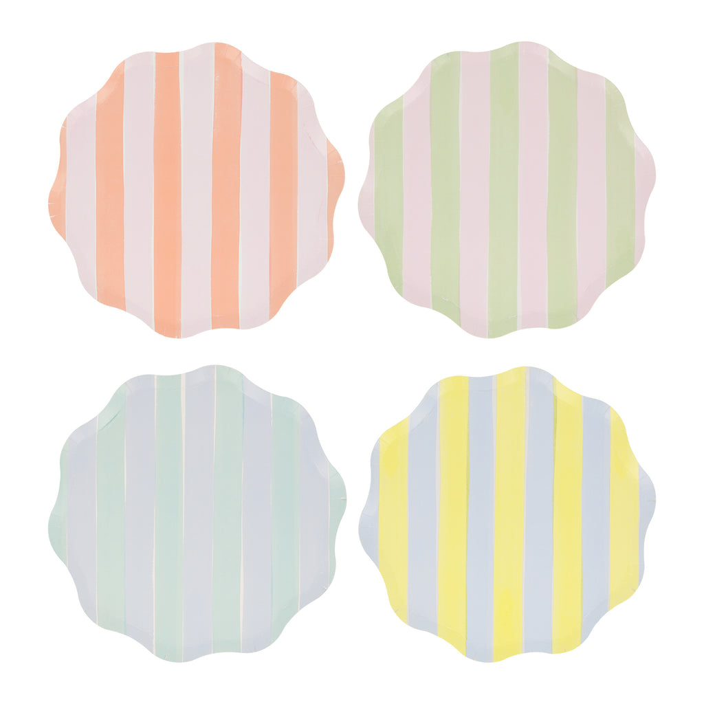 Pastel Stripe Side Plate