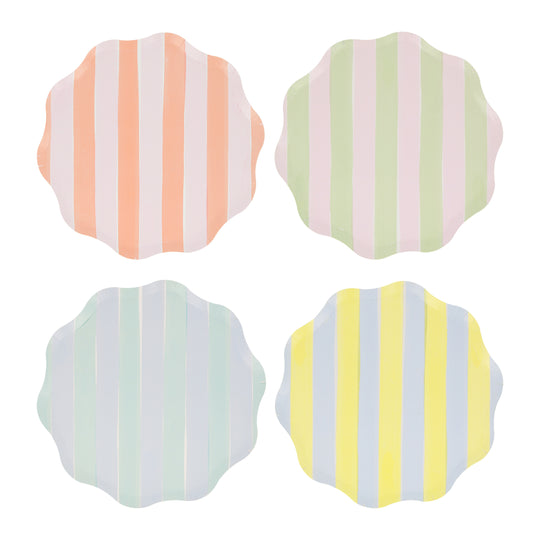 Pastel Stripe Side Plate
