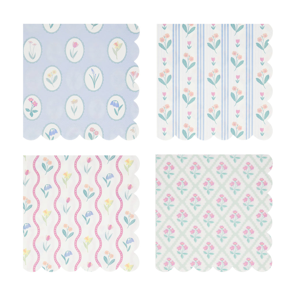 Bloomsbury Floral Pattern Large Napkins