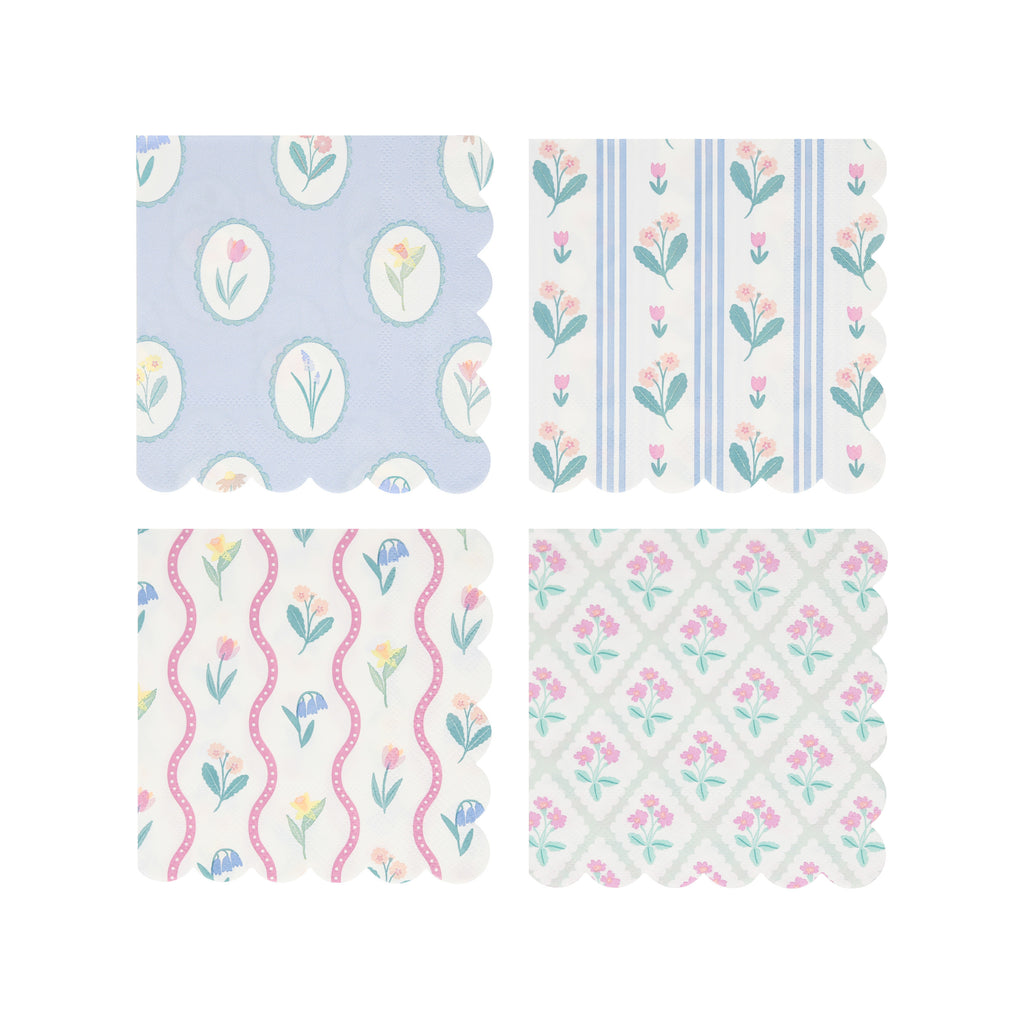 Bloomsbury Floral Pattern Small Napkins