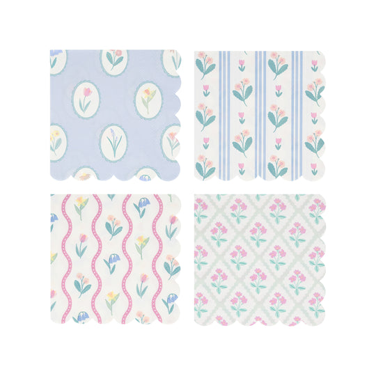 Bloomsbury Floral Pattern Small Napkins