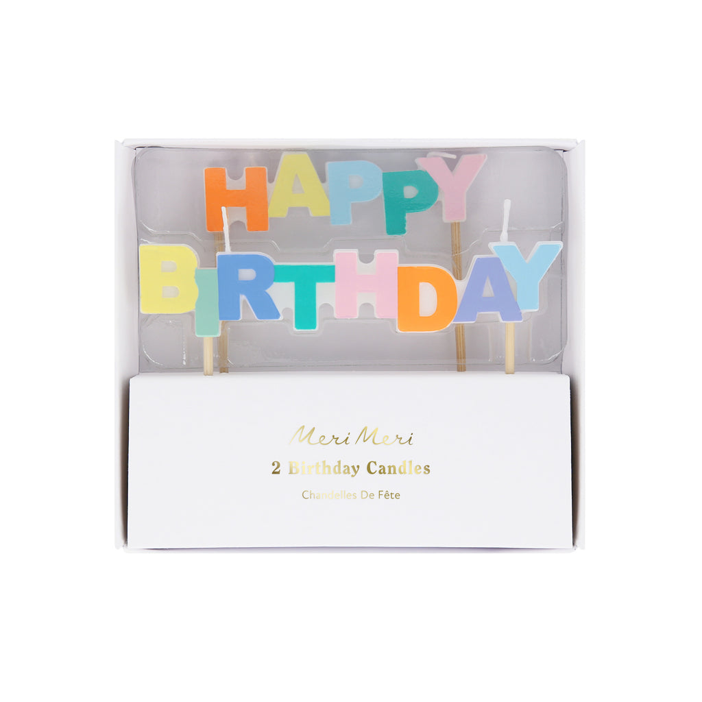 Happy Birthday Candles
