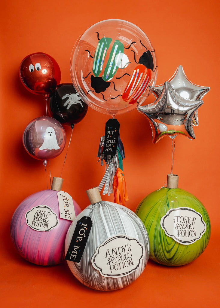 Giant Bouquet Bugs Bubble + Halloween Orbz + Stars + POPTION ME Balloon  + Candy + Halloween Surprises