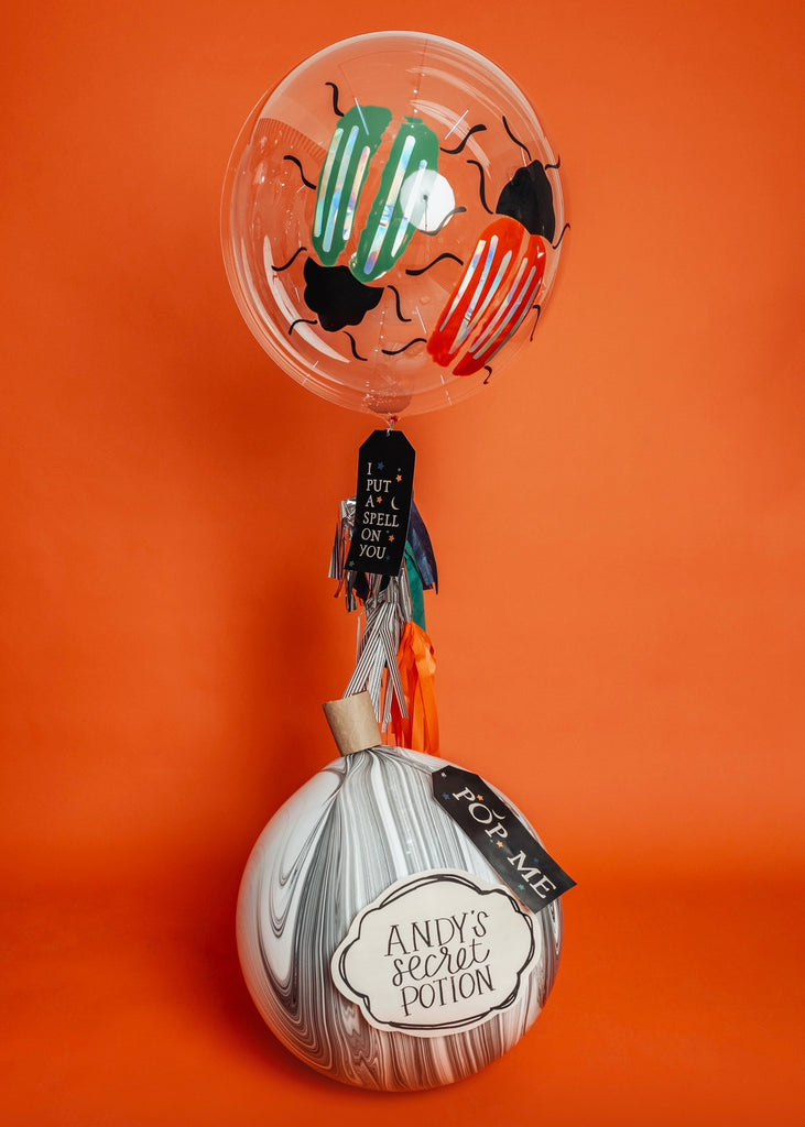 Bouquet Bugs Bubble + POPTION ME Balloon  + Candy + Halloween Surprises