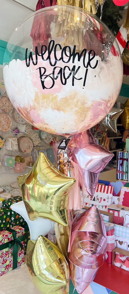 Bouquet Burbuja Gigante Pintada + Star