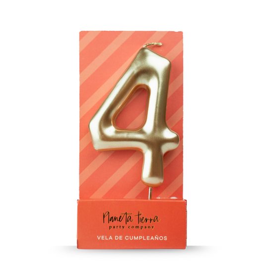Vela Dorada Número 4