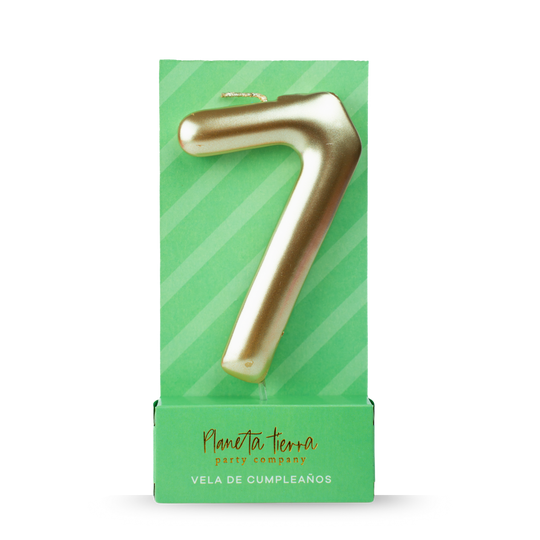 Vela Dorada Número 7