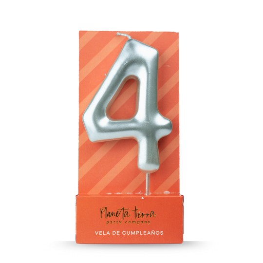 Vela Plata Número 4
