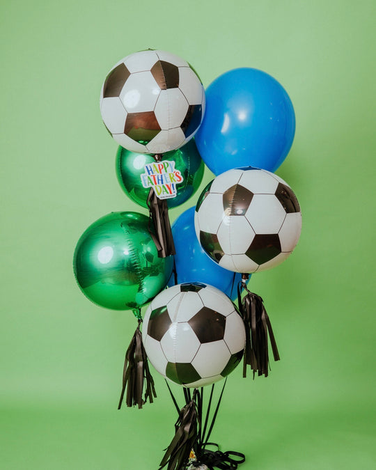 Bouquet Soccer Orbz + Blue Latex + Green Orbz