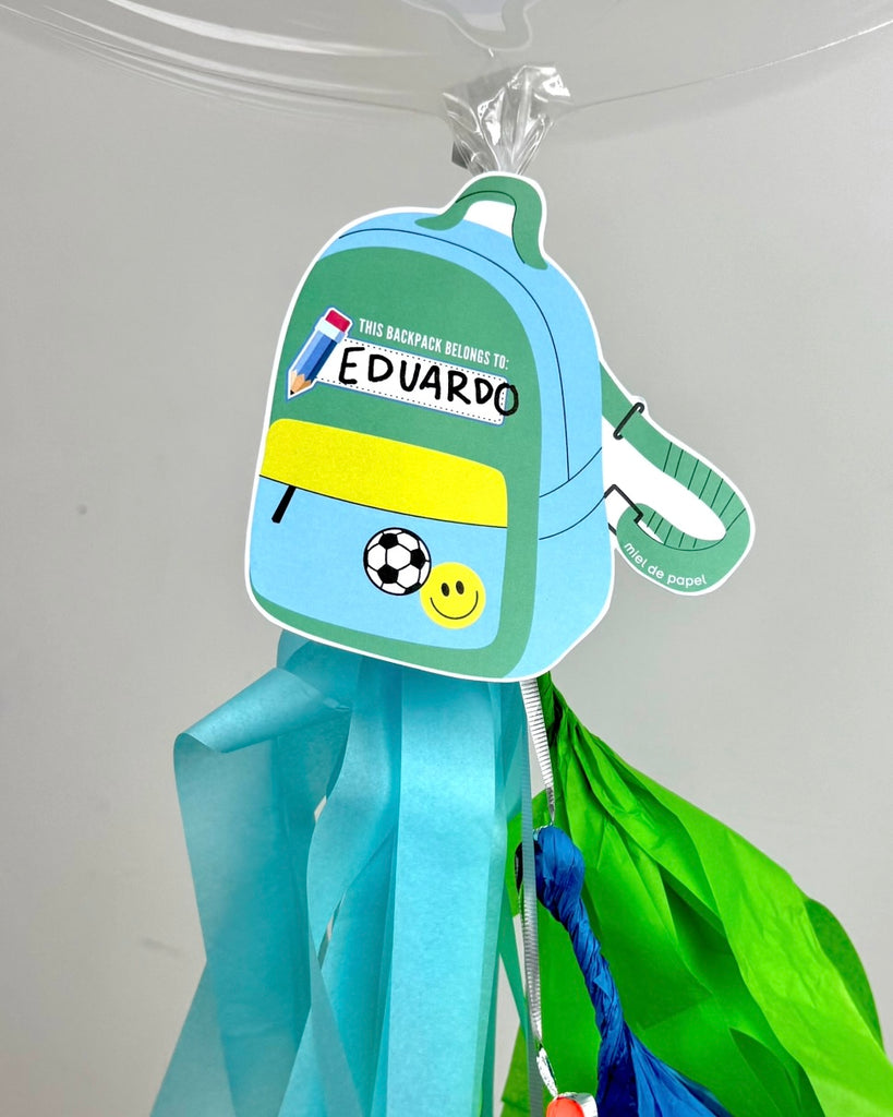 Boy’s Back to School Bubble