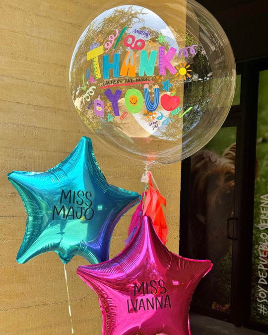 Thank You Teacher Bubble + Stars