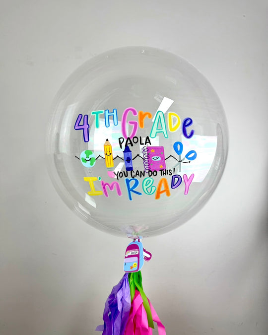 Girl’s Back to School Bubble