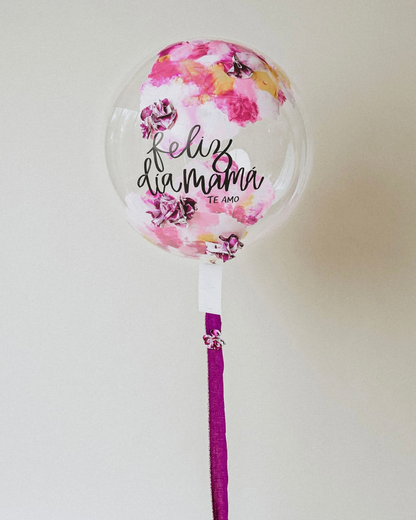 Perfect Orchid Bubble + Small Hearts Bouquet