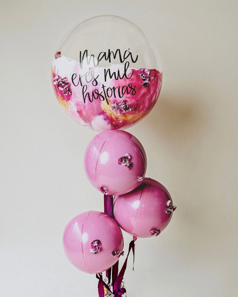 Giant Orchid Bubble + Pink Orchid Orbz