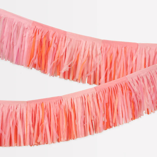 Pink Fringe Garland