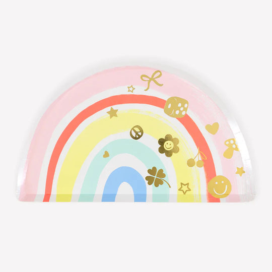Charmed Rainbow Plates
