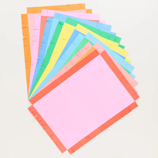 Bright Fringed Placemats