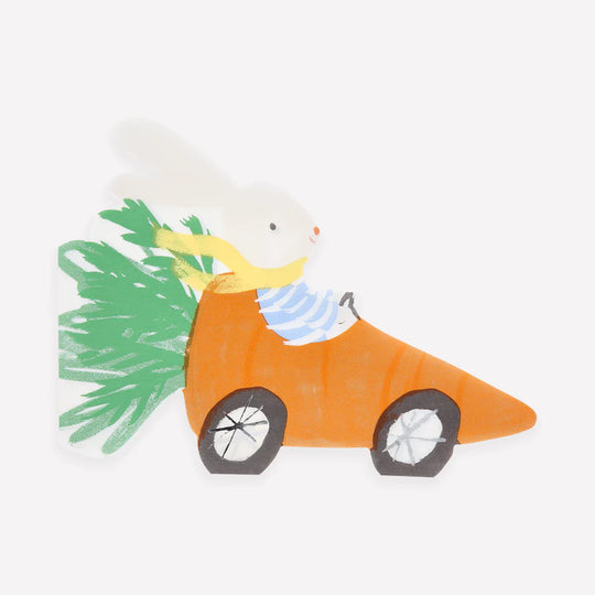 Racing Car Bunny Napkins