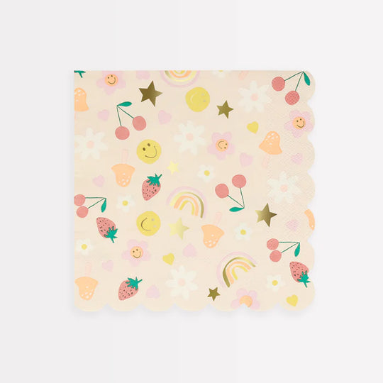Happy Icons Large Napkins