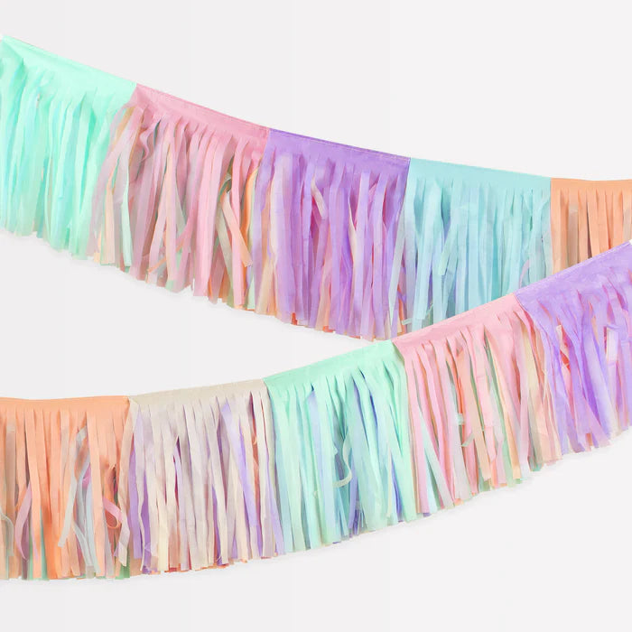Pastel Fringe Garland