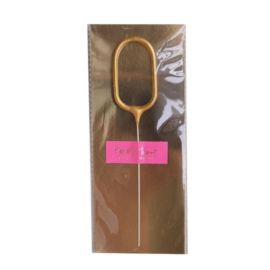 Gold Foil Sparkle Candle Gold 0