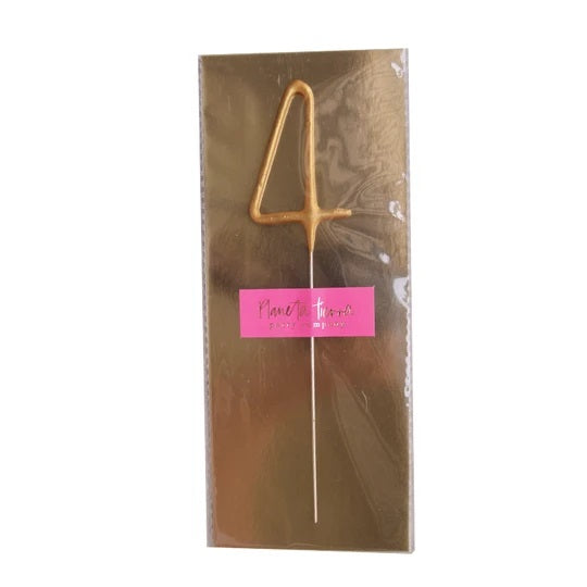 Gold Foil Sparkle Candle Gold 4